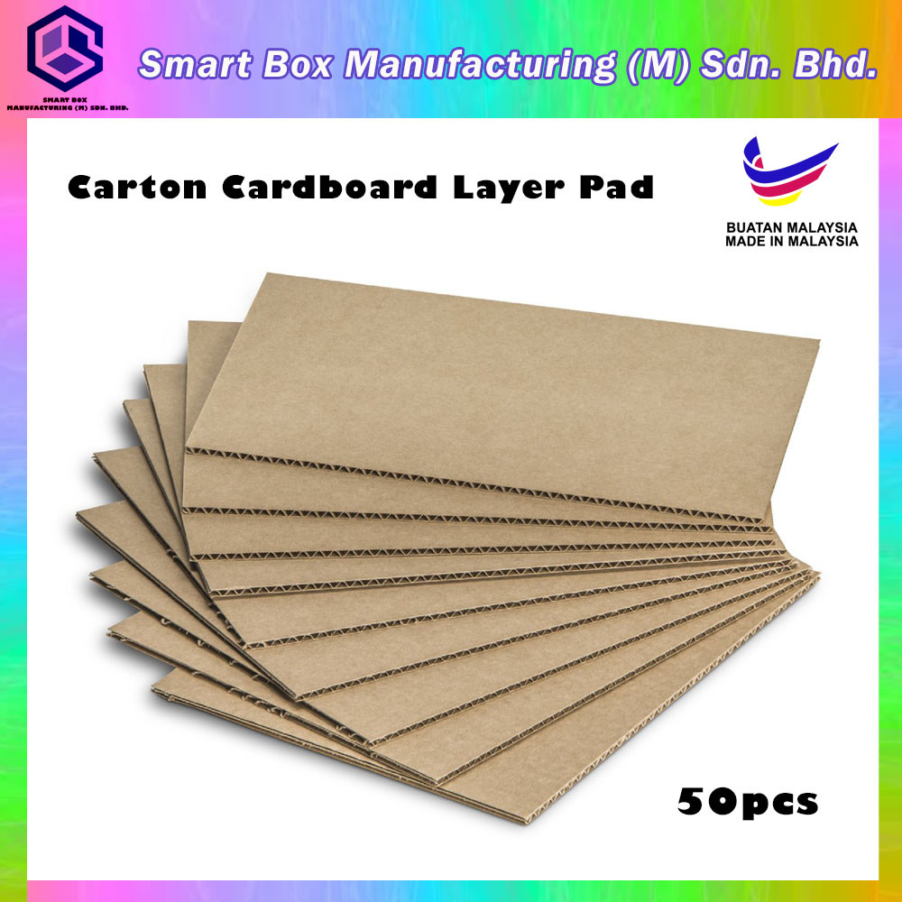 (50pcs) Smart Box Kotak Lapik Layer Pad Packaging Box Carton Box ...