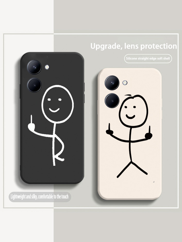 Cover Glitterata Per Realme C33 – Custodia Trasparente Con Brillantini, Silicone Morbido Antiurto (nero)