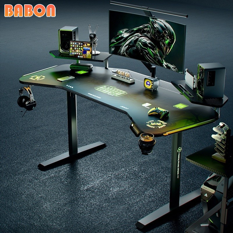 Motor Dual Study Table Computer Table Electric Lift Office Table Smart ...