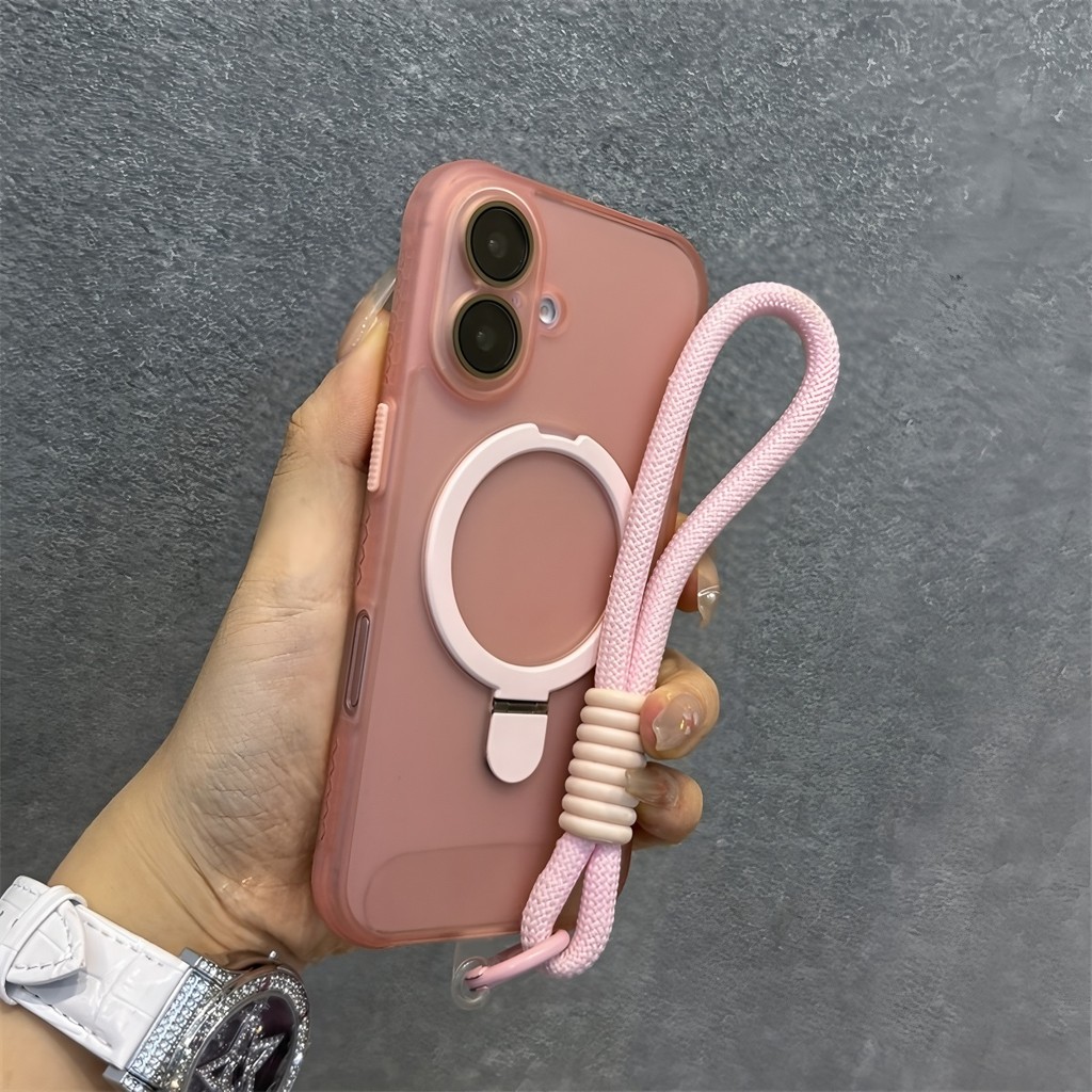 New Casing luxury matte phone case with lanyard for iPhone 16 15 14 13 ...