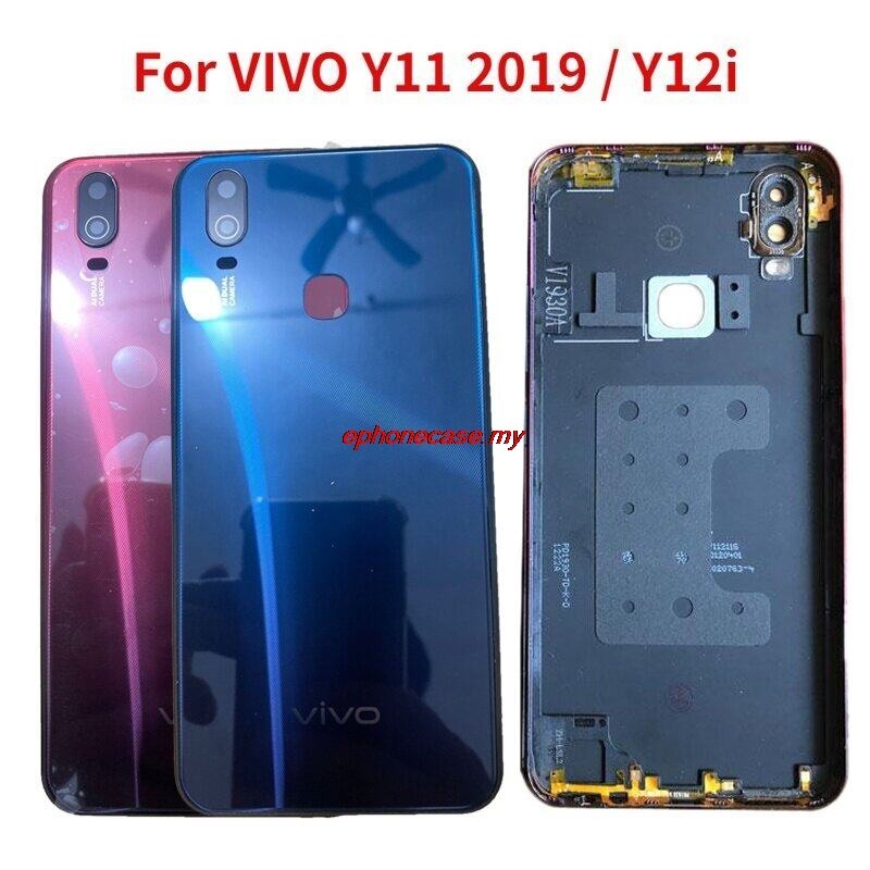 Ephmy-Back Cover For VIVO Y11 2019 1906 Y12i Rear Cover Rear Door ...