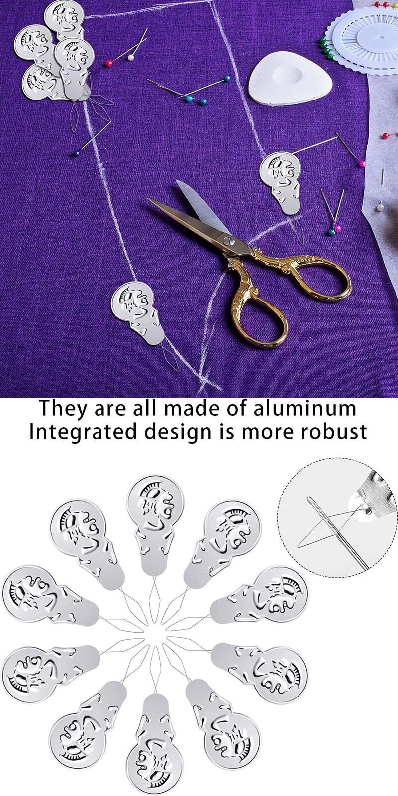 Small Fish Sewing Machine Needle Threader- Threading Guide Device ...