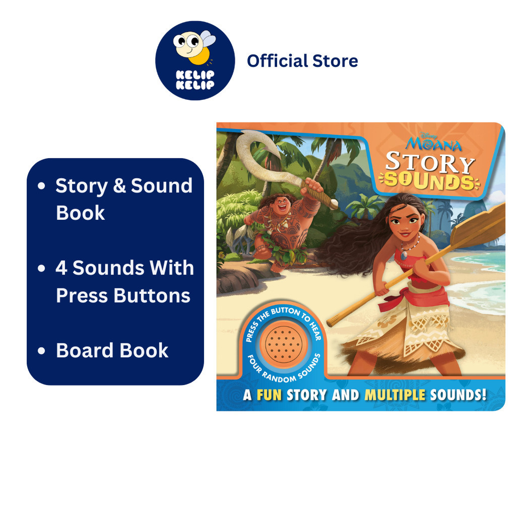 Disney Princess Moana Story Book for Kids with Fun Bedtime