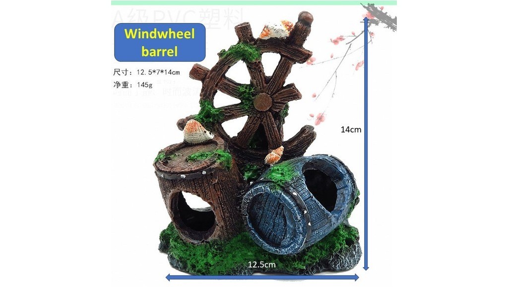 Aquarium Decoration Resin Cave Hideout Fish Tank Landscaping Ornament ...
