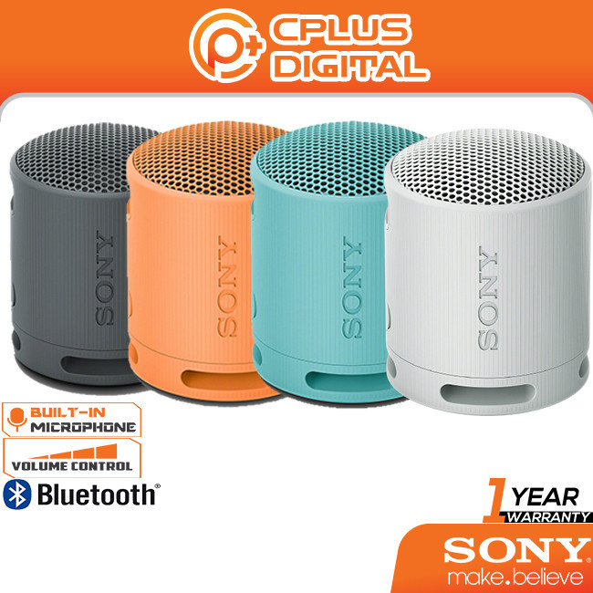 Sony Srs Xb100 Xb100 Extra Bass Bluetooth Wireless Waterproof Dustproof Portable Speaker 2637