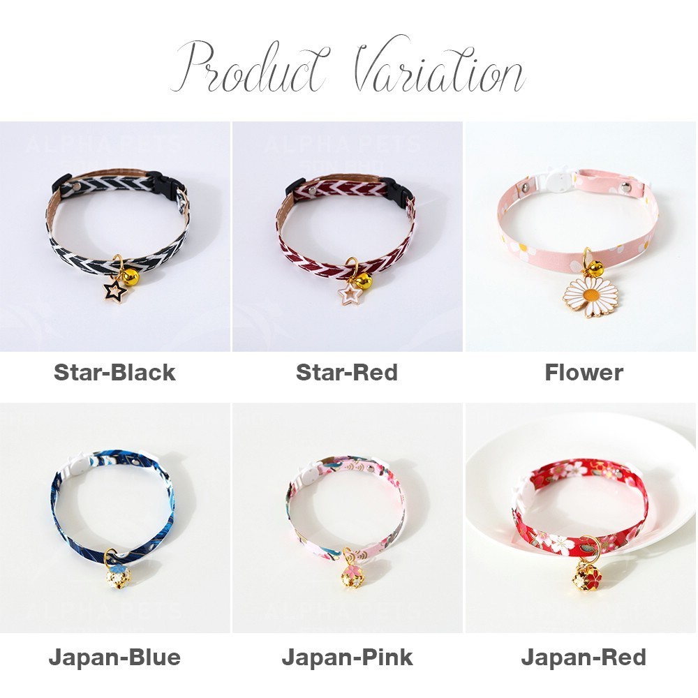 POODEE Rantai Kucing Pet Cat Dog Collar with Bell Kolar Kucing Cute ...