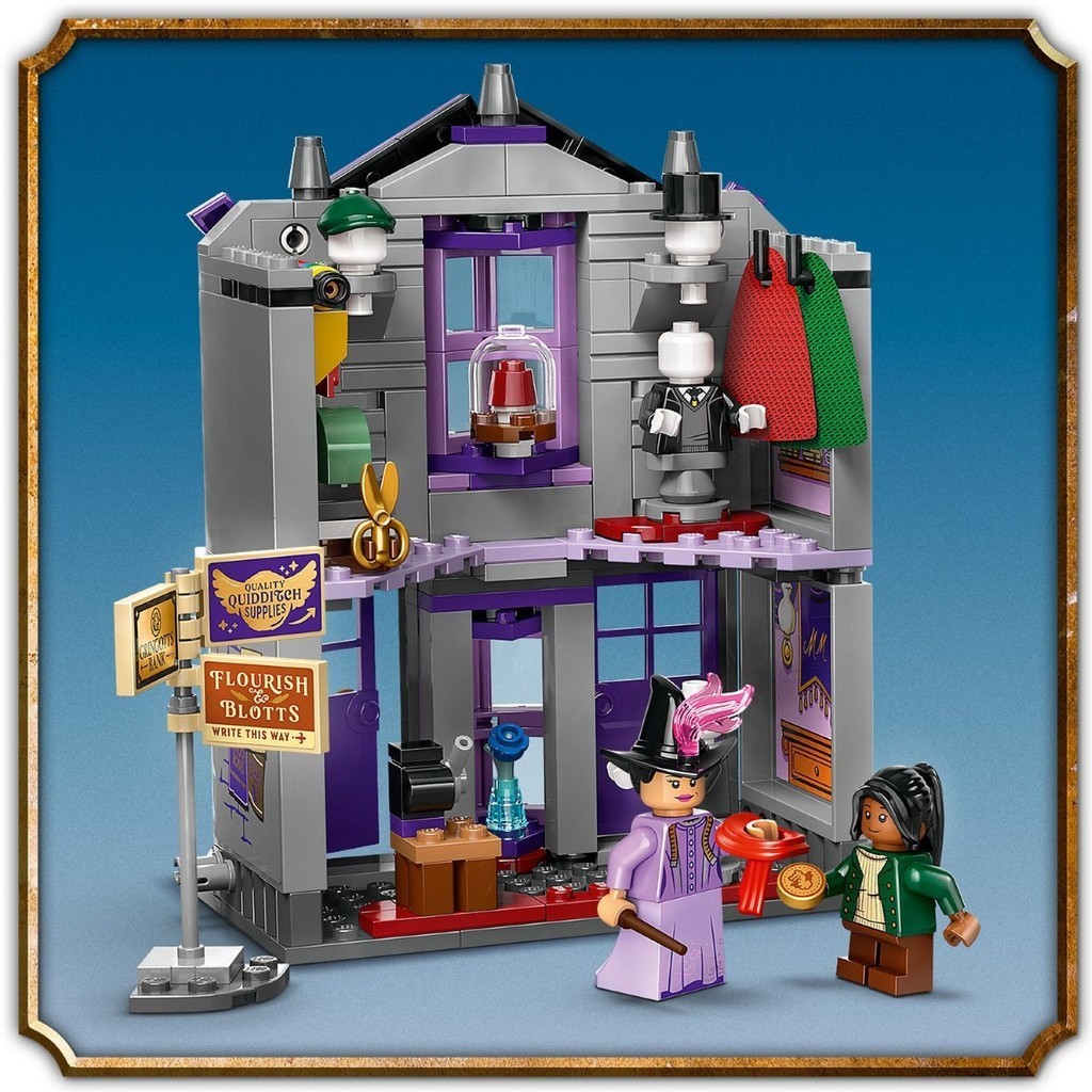 LEGO 76439 Harry Potter Ollivanders & Madam Malkin's Robes Building Toy ...