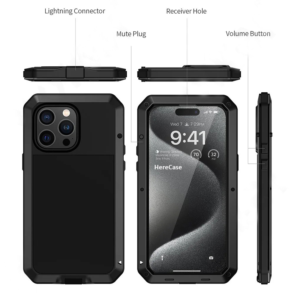 Case For iPhone 17 16 15 14 13 12 11 Pro Max XS XR 8 7 Plus SE 2022 ...