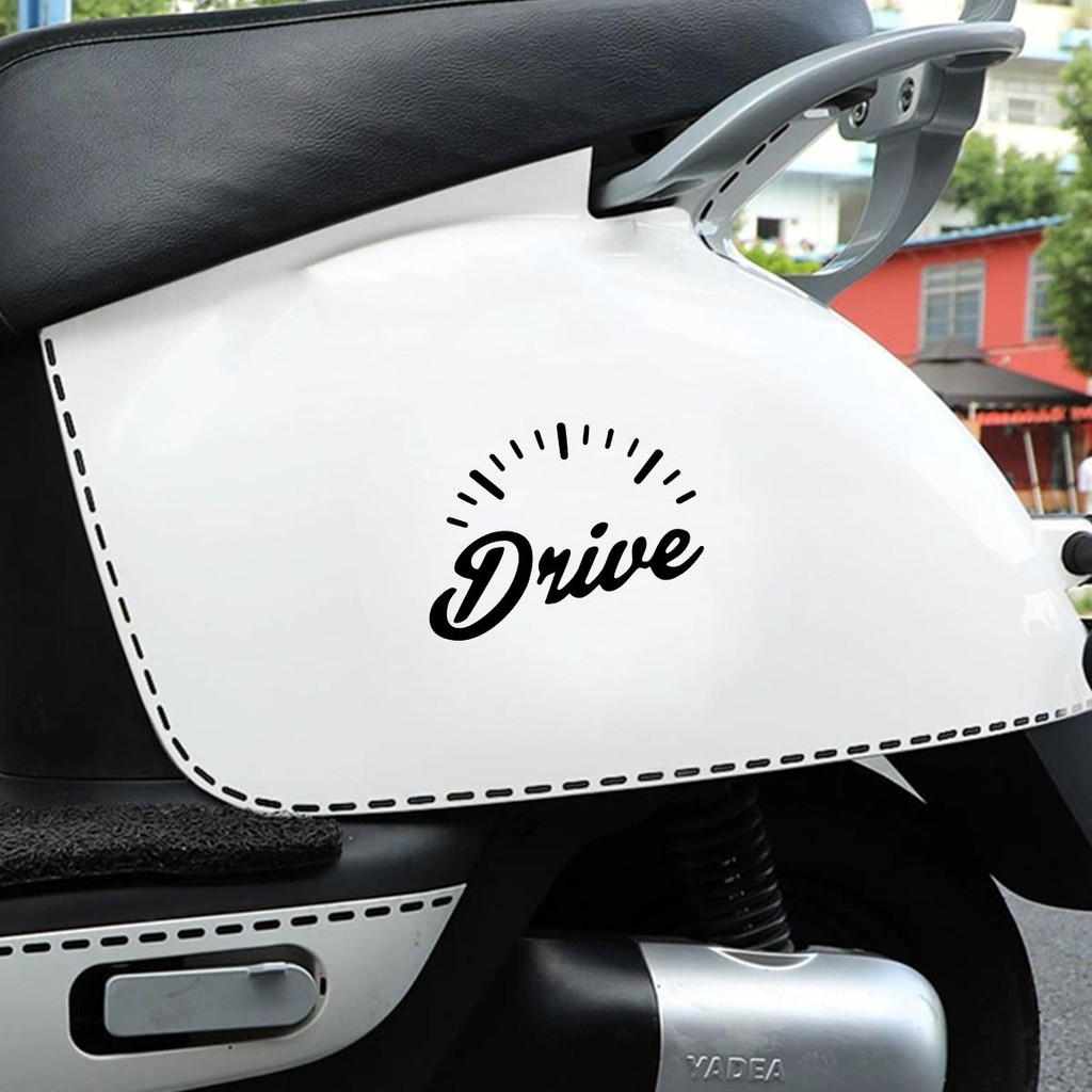 DRIVE Reflective Stickers for Motorcycles - High Visibility, Durable ...