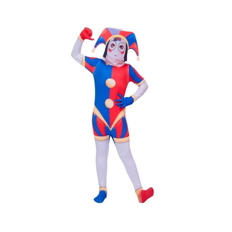 Pomni Costume Digital Circus Costume Jumpsuit Pomni Cosplay Birthday ...