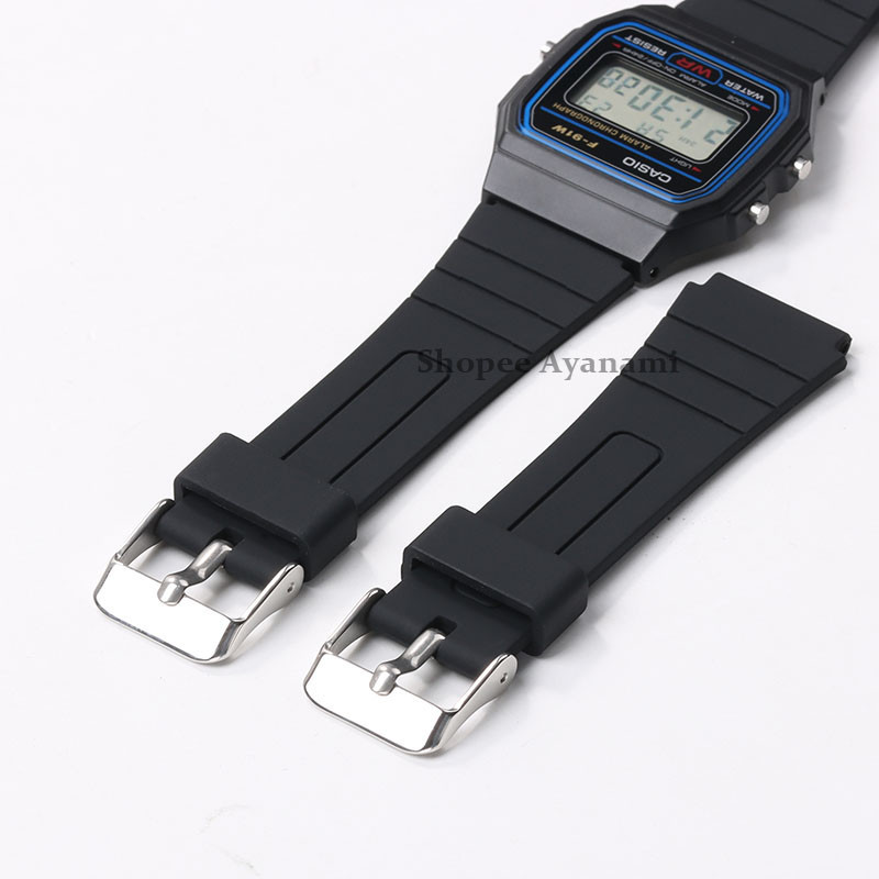 Cinturino orologio in silicone 12 14 16 18 20 22mm per Casio W800H