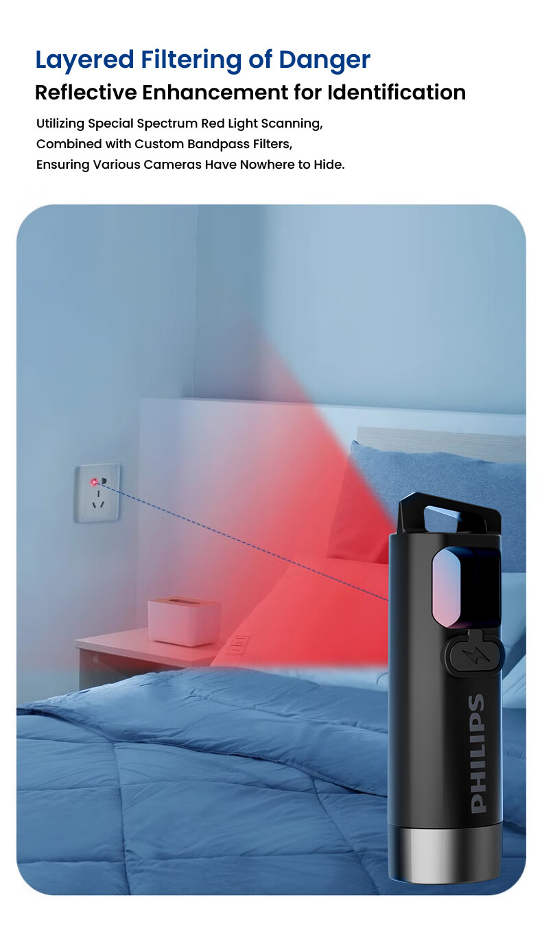 Philips Hidden Camera Anti-Surveillance Detector Emergency Lighting ...
