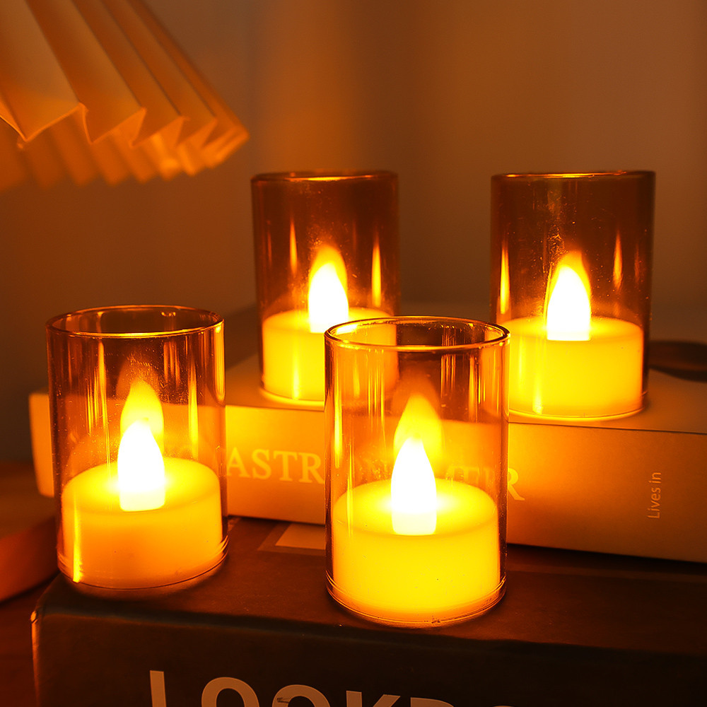 LED Flameless Candle Light Electronic Atmosphere Tea Lights Eye