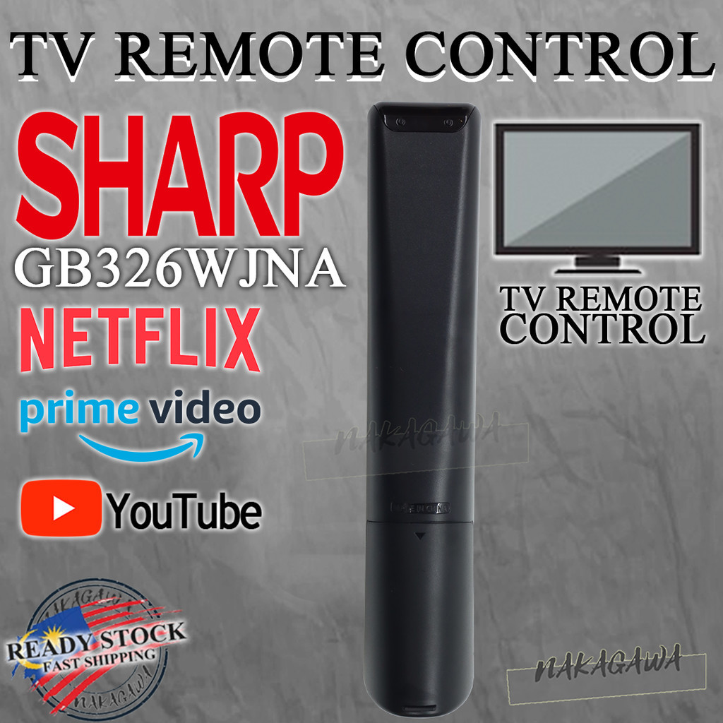 SHARP ANDROID TV REMOTE CONTROL GB326WJNA WITH VOICE FUNCTION | Shopee ...