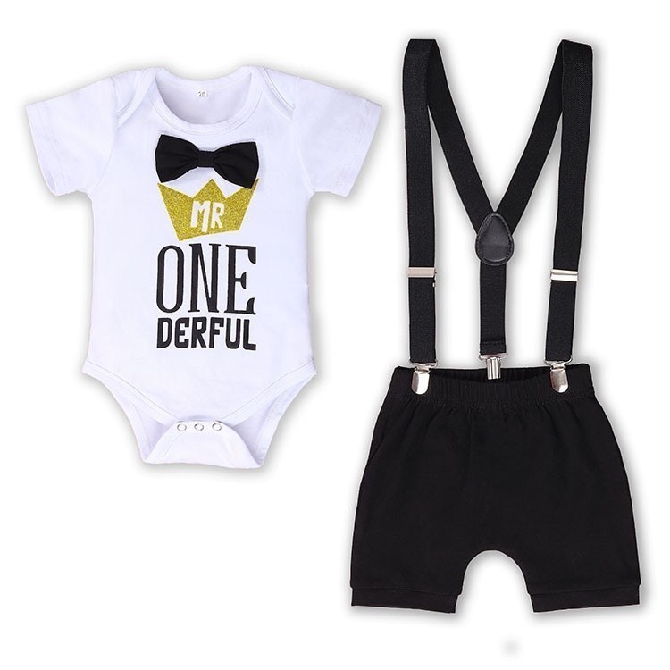 Boss Baby Outfit for Baby Boy Cotton Jumpsuit Shorts Set Cosplay