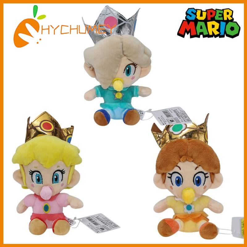 Small Princess Mario Baby Plush Doll 6-inch Cartoon Character Inspired ...