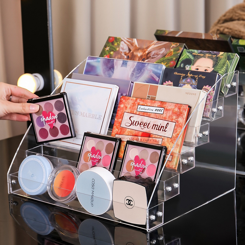 Acrylic Nail Polish Display Rack Lipstick Storage Organiser Perfume ...
