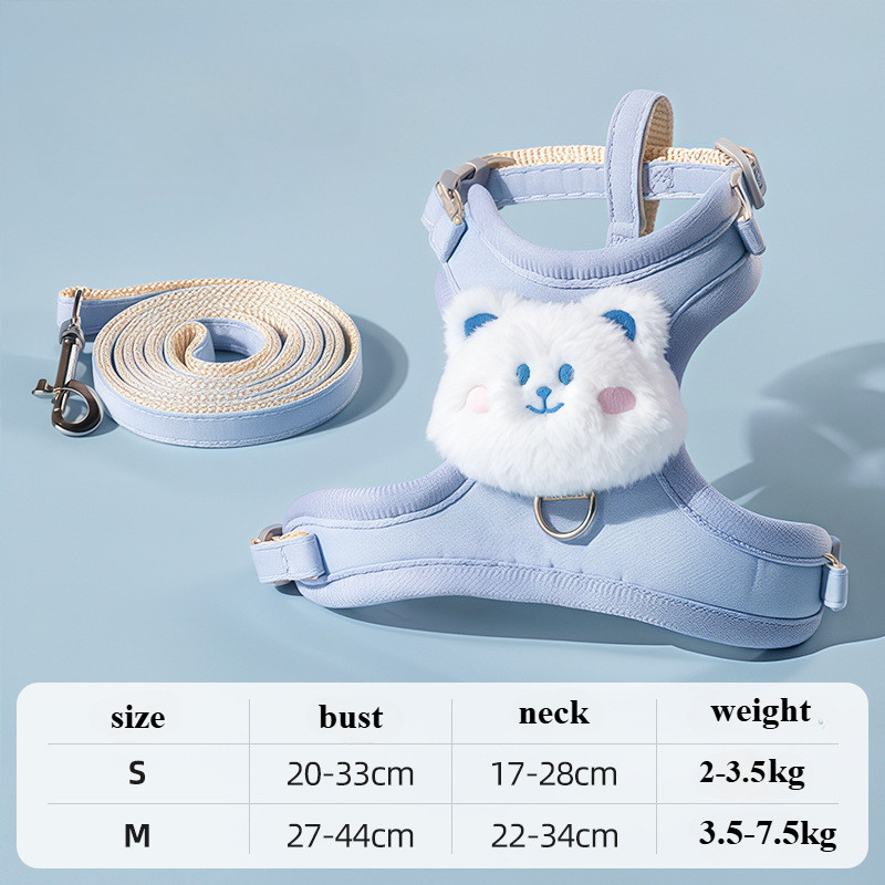 Cat traction rope anti-break free go out special rope puppy cartoon ...