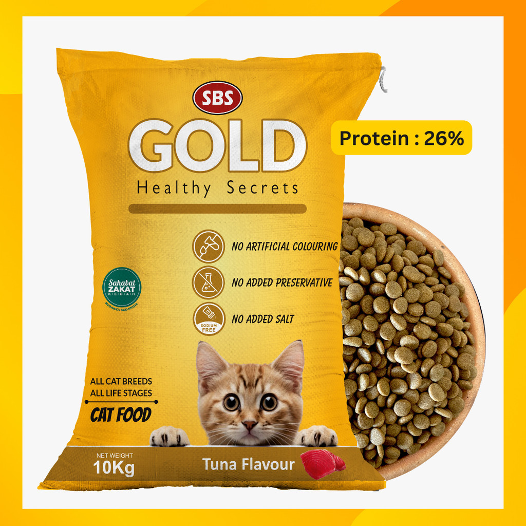 [10KG] SBS GOLD Premium Cat Food - Makanan Kucing/Makanan Kucing Murah ...