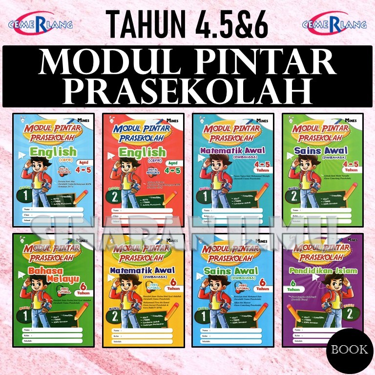 (SI)MODUL PINTAR PRASEKOLAH TAHUN 4.5 & 6 KSPK semakan 2024 - MINES ...
