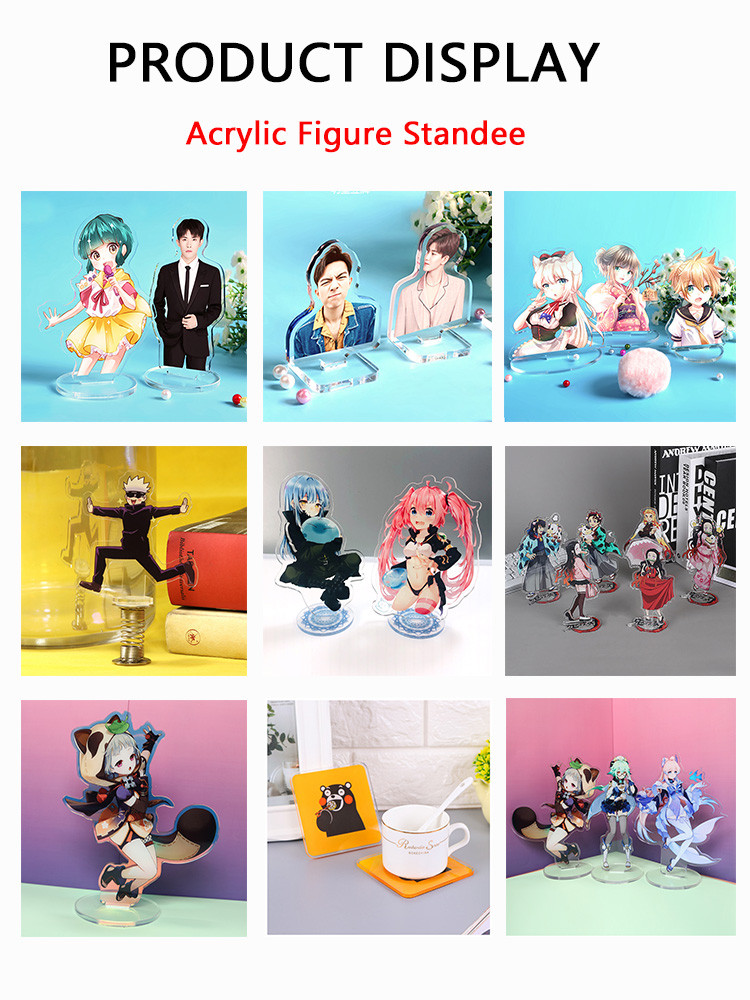 Custom Figure Standee Clear Acrylic Stand Cartoon Charm Game Anime ...