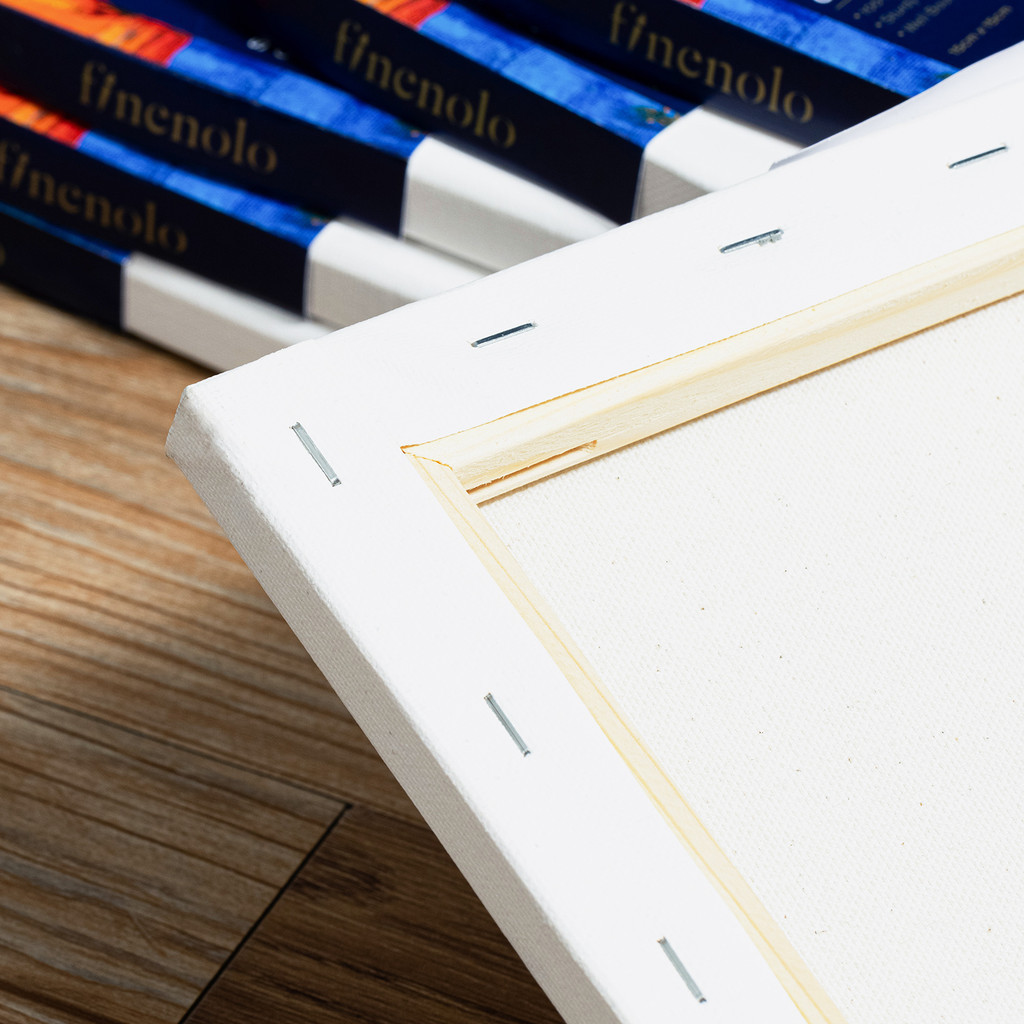 Deli Finenolo Stretched Cotton Canvas Cotton Board Frame Kanvas Lukisan ...