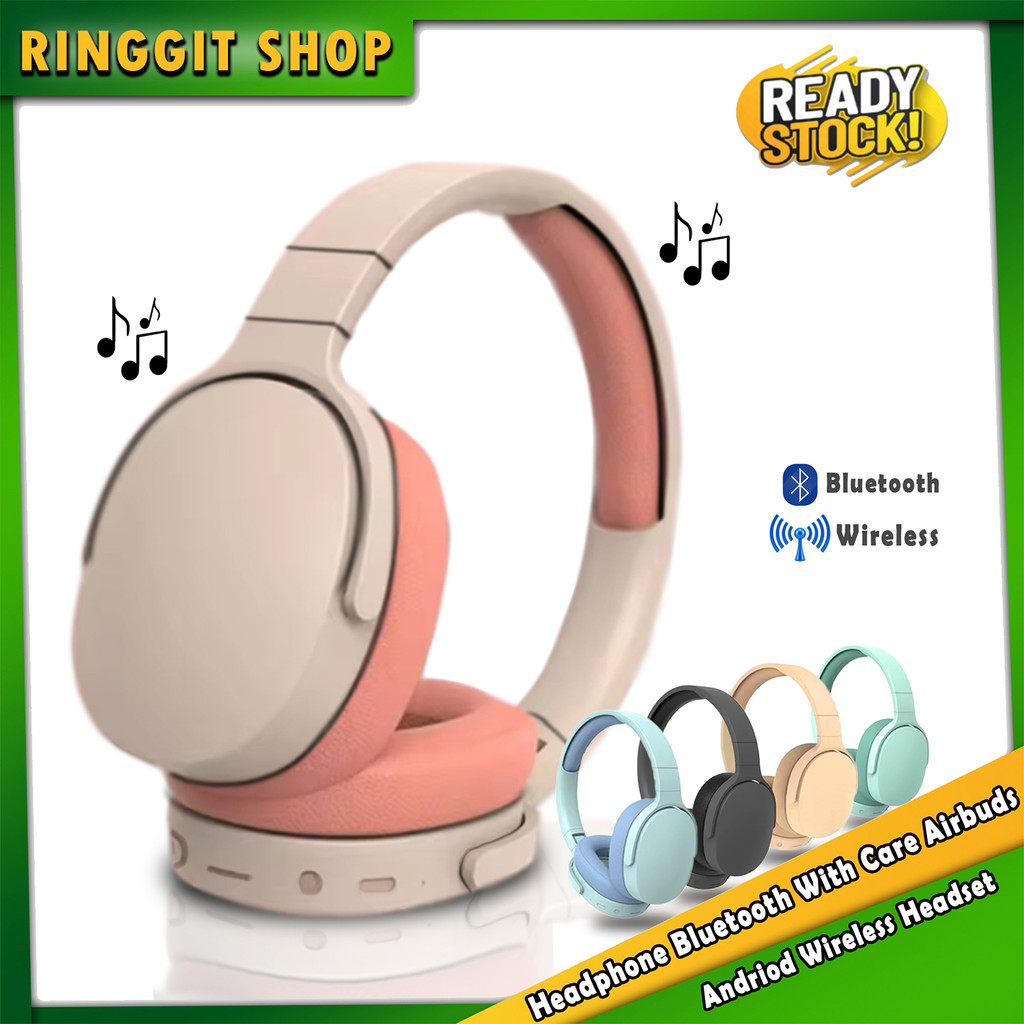 Ringgit shop Wireless Headphone Over-ear Wired Headphones Blutooth Wit  Cable Wireless Headset Earphones Bluetooth