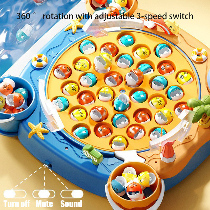 Magnetic Fishing Toy Set with Sound Effects 15/21/35 Pcs Educational ...