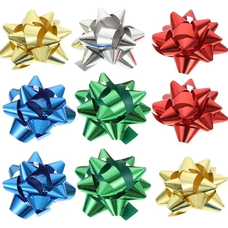 Mini Colorful 3D Star Flower Decorations DIY Selfadhesive Ribbon Paper