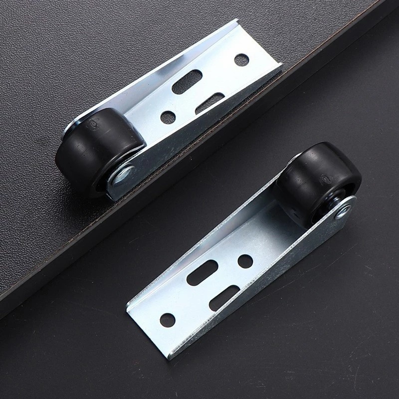 Stainless Steel Silent Swivel Casters, Side-Mounted Sliding Rollers for ...