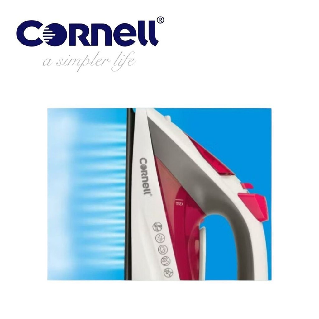 CORNELL STEAM IRON 1600W CSI-S1601S | Shopee Malaysia