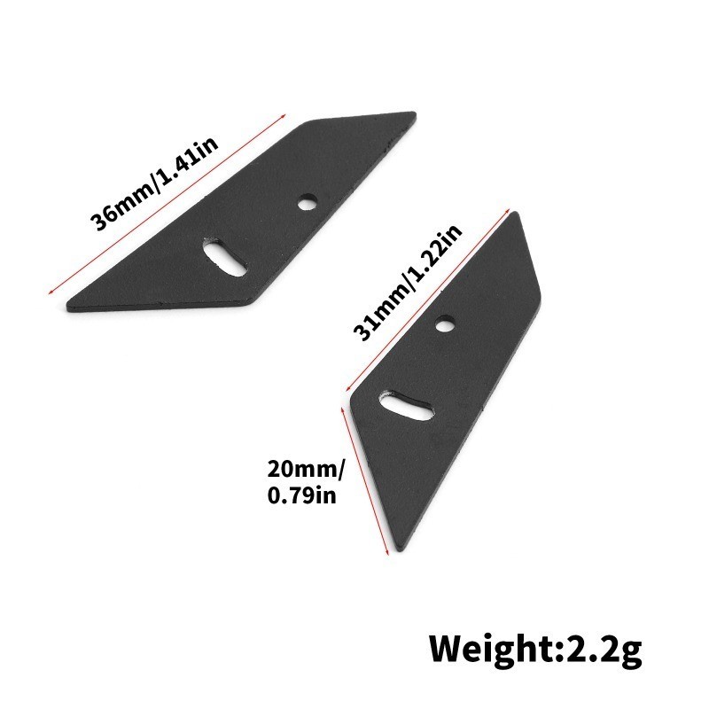 Aileron Arrière Pour Voiture RC 1:10 - Aluminium, Compatible HSP 94123, Tamiya TT02/XV01