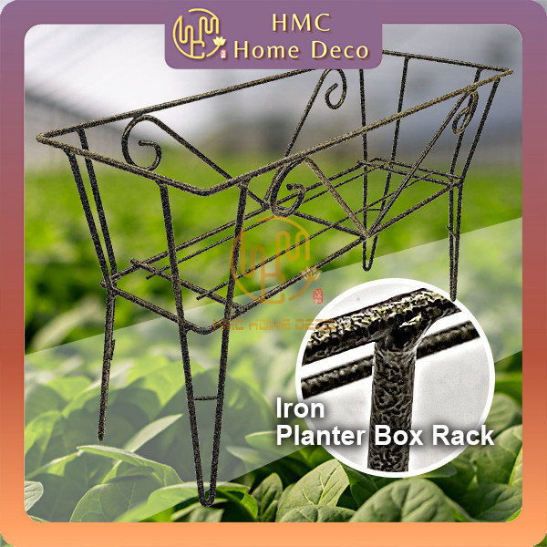 Flower Rack Iron Planter Box Rack Flower Pot Stand / Rak Pasu Bunga ...