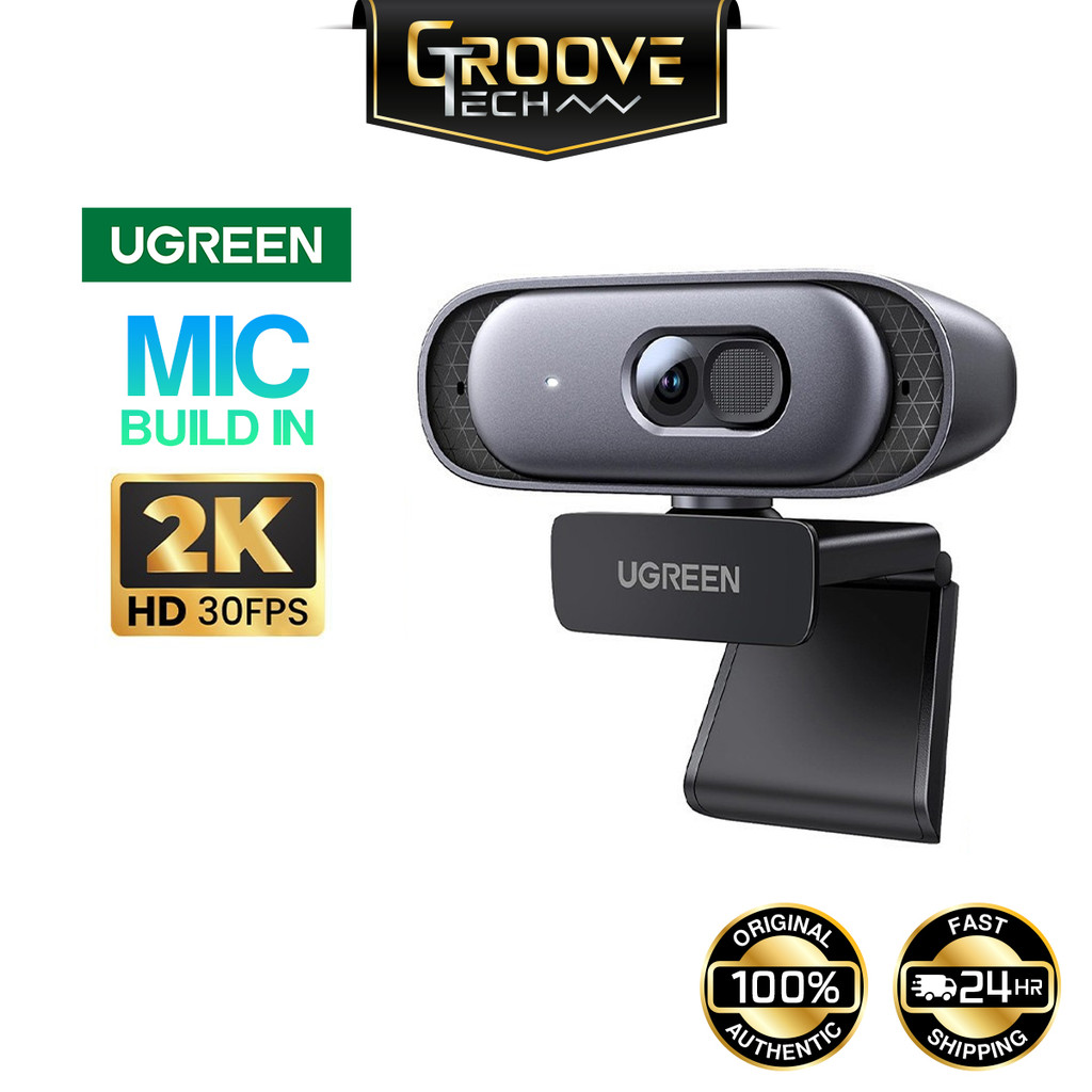 UGREEN 2K HD 1080FHD Webcam Live Stream Camera with Stereo Microphone ...