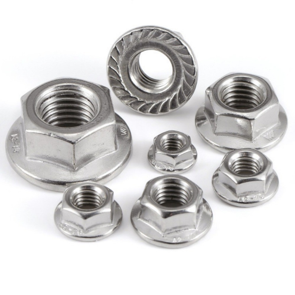 304 Stainless Steel Reverse Thread Flange Nut M4/M5/M6/M8/M10/M12 (in ...
