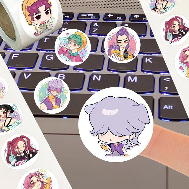 K-pop Huntrix Sticker Girl Group Pattern Stickers Demon Hunter Hand ...