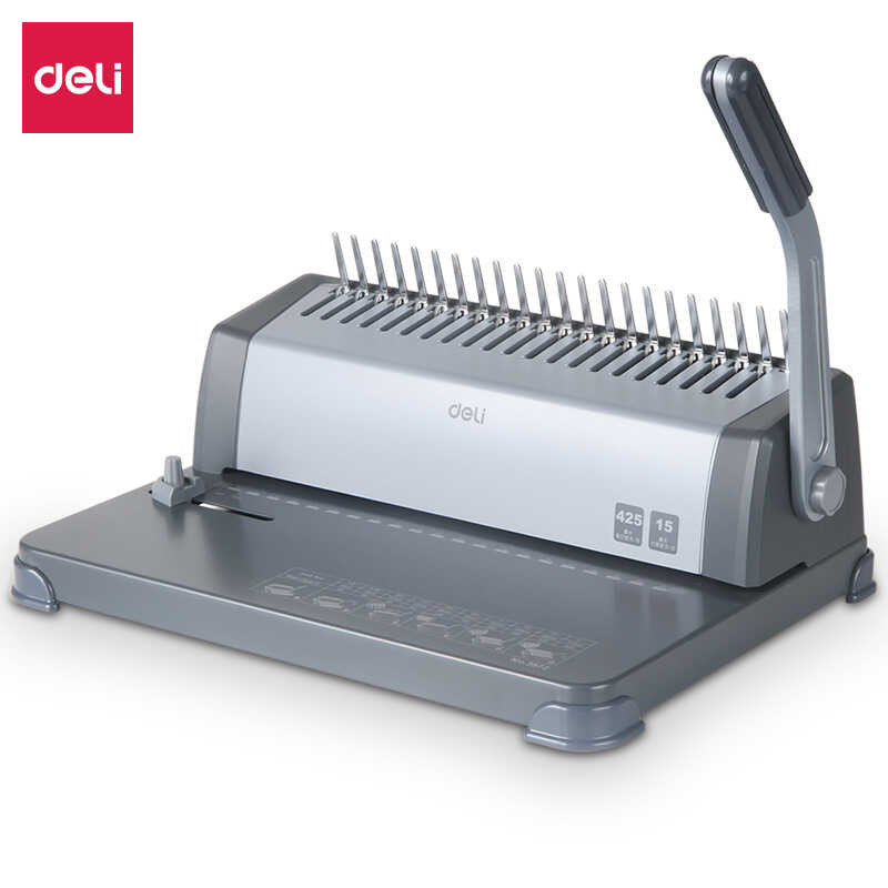 Deli Comb Type Binding Machine 3872 File Marking Book 21-Hole ...
