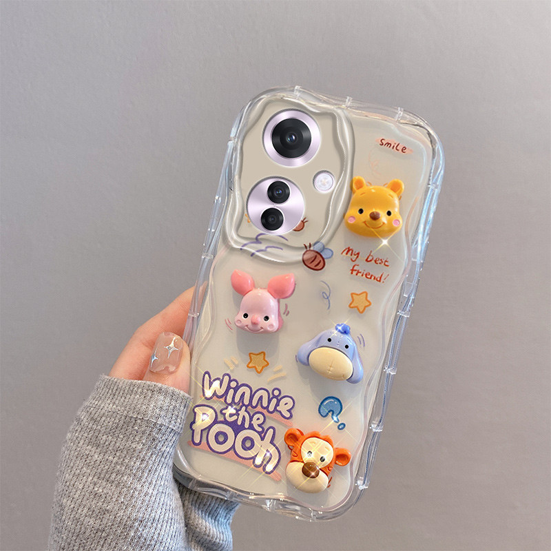 OPPO Reno11 F A79 A2 5G CPH2603 CPH2553 Casing Soft Cute Rabbit tulip ...