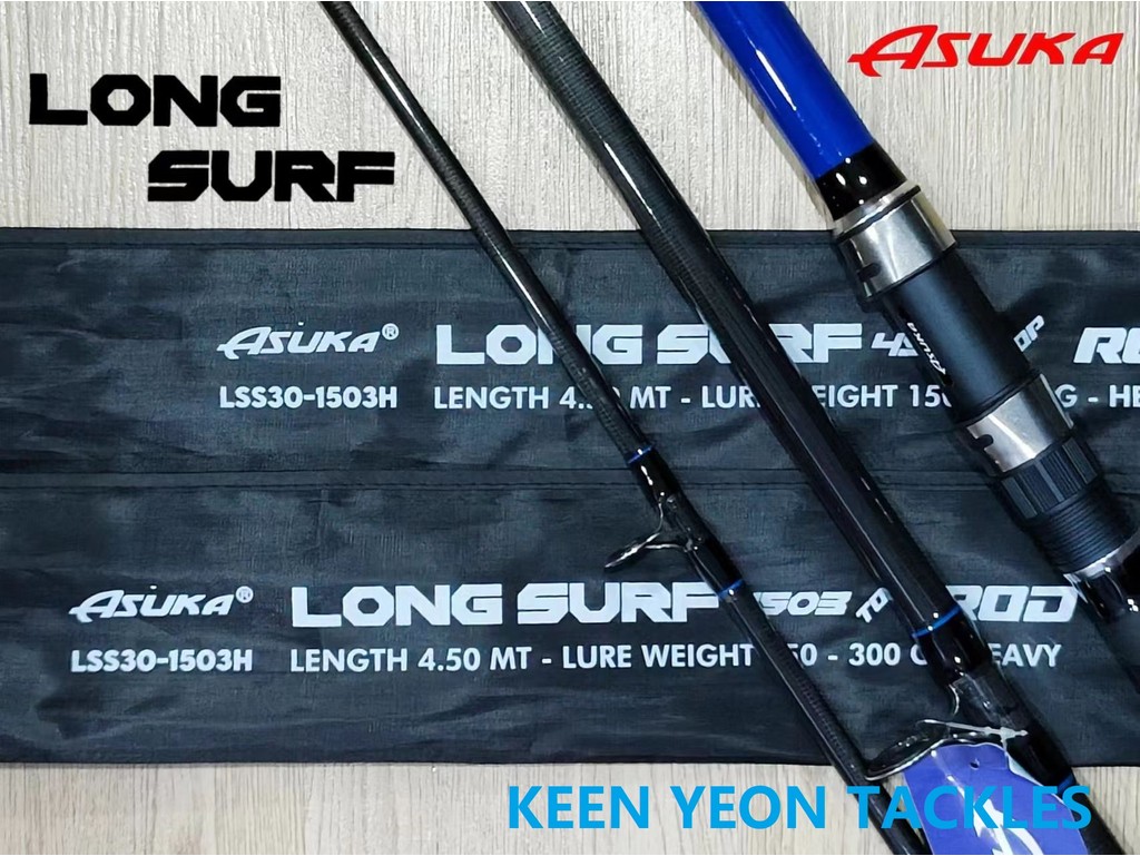 💥⭐️ ASUKA LONG SURF FISHING ROD (SPINNING) | Shopee Malaysia