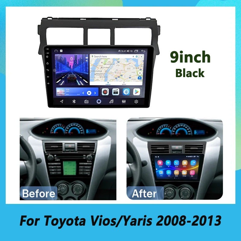 (8 Core 8+128GB ) Evean 9"Car Android Player For Toyota Vios 20082013