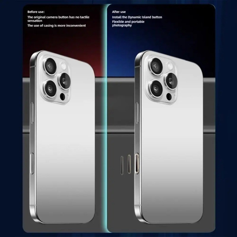 Phone Side Camera Button Film Metal Protector Sticker Protective Film ...
