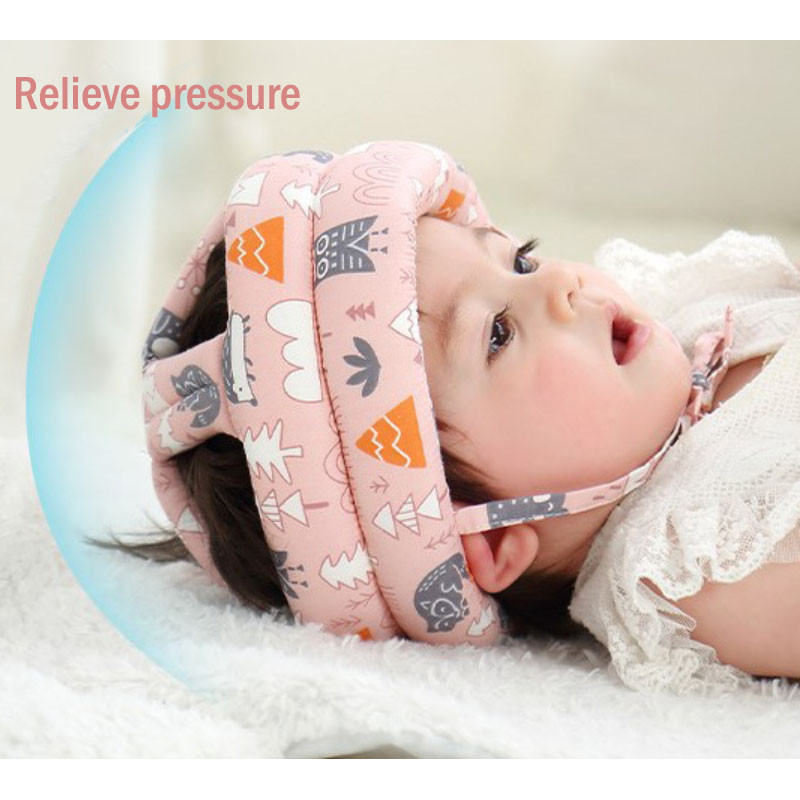 Baby Safety Helmet Soft Protection Adjustable Hat Toddler Walk Safety ...