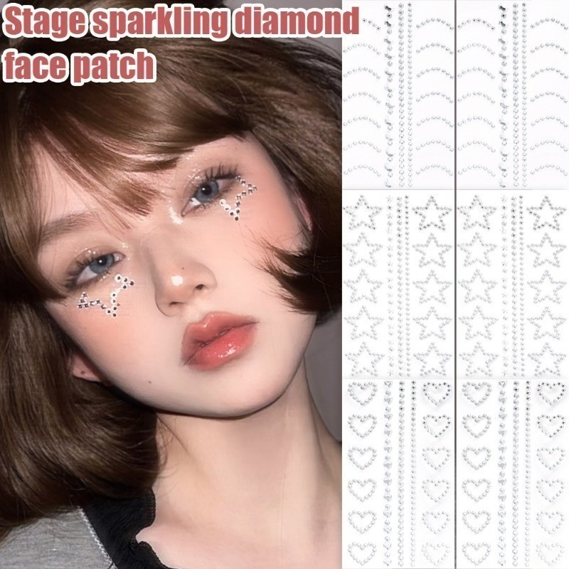 For Body, Face, Eyebrow - Teardrop Tear-diamond Pearl Sticker ...