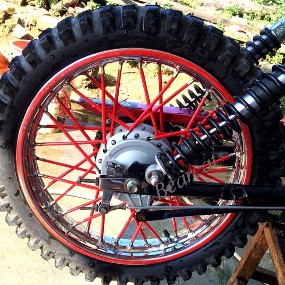 72Pcs Spoke Skins Spoke Covers for Motorcycle Bicycle Dirt Bike ...