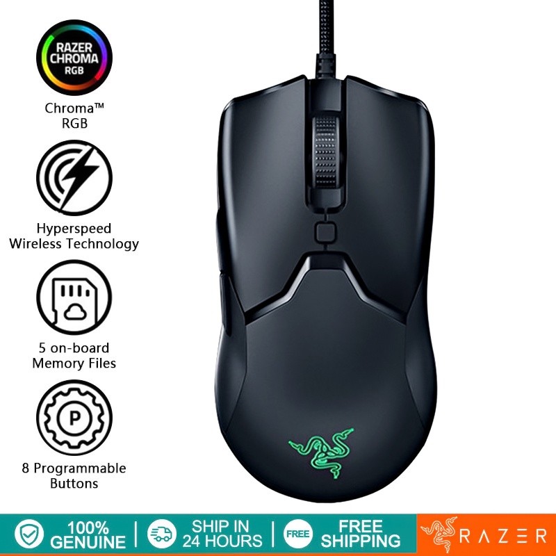 Original Razer Viper Mini Gaming Mouse 8500DPI Ultra-light RGB Light ...