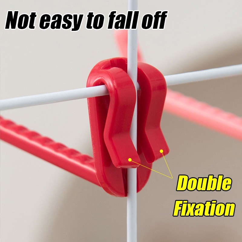 10/20Pcs Metal Mesh Panel Hangers - Multi-Color, Durable, Plastic ...