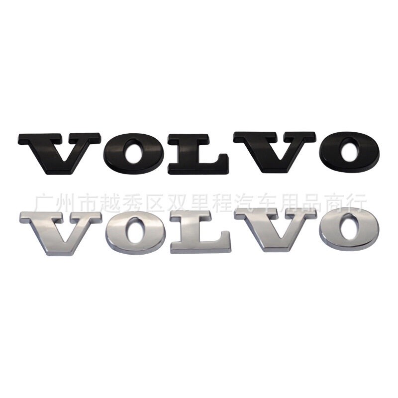 VOLVO 3D Metal Letter Emblem Modified Sticker Car Accessories ...