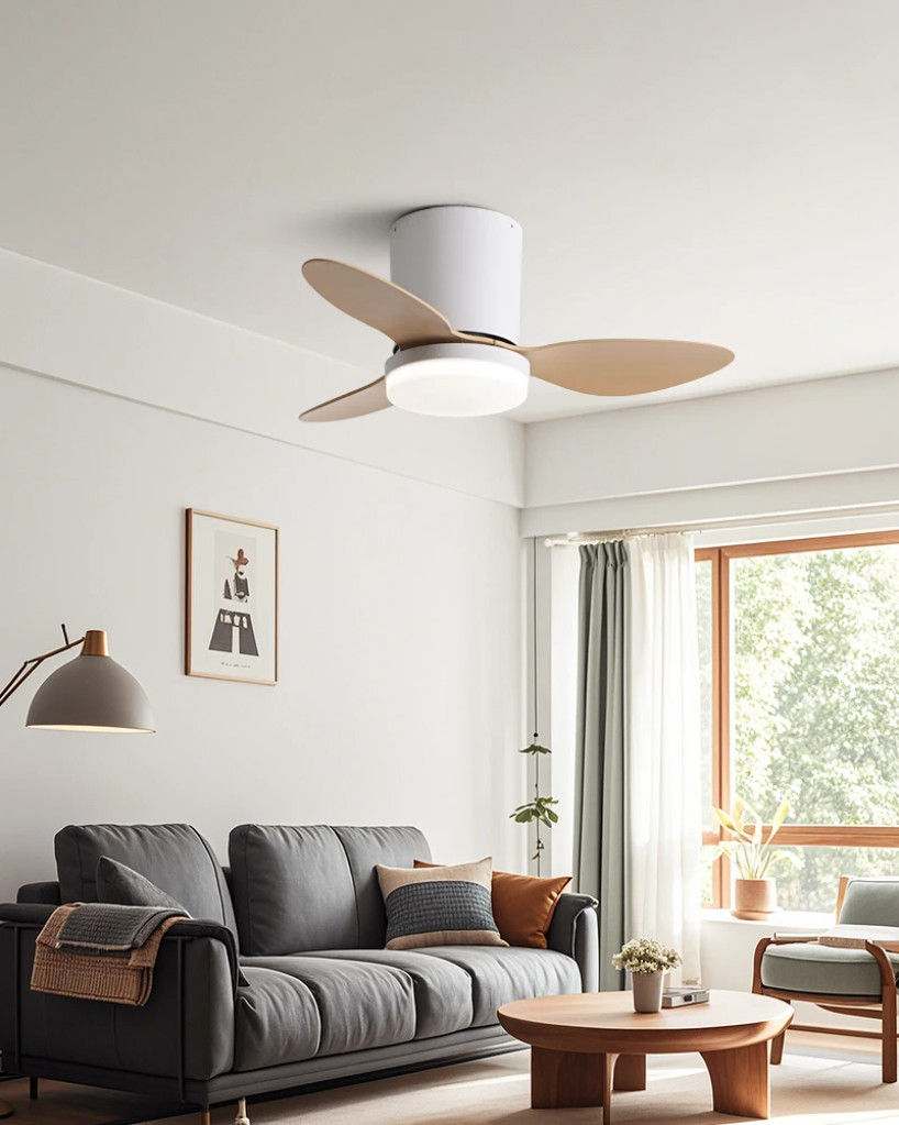 25 Inch Ceiling Fan with Light 6-Speed Remote Kipas Siling with Light ...