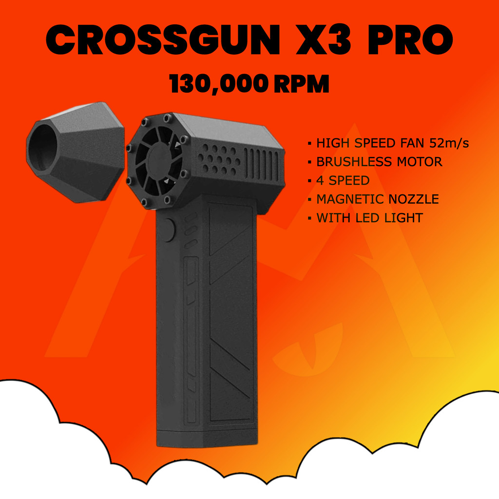 X3 PRO Portable Turbo Fan 130000RPM Mini Jet Fan LED Storm Hand Fan ...