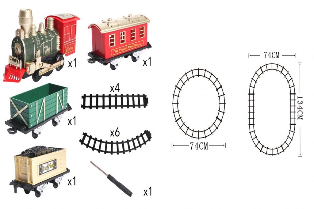 automatic train track toy